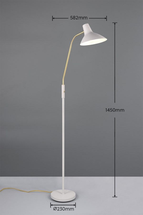 Trio T463400176 stojací lampa TRAVELLER  E27