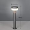 Trio T530561142 LED zahradní sloupek MACKENZIE  | 8W integrovaný LED zdroj | 800lm | 3000K
