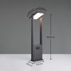 Trio T553769142 LED zahradní sloupek MALAWI  | 5W integrovaný LED zdroj | 700lm | 2300+3000+4000K