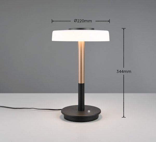 Trio T554910165 LED stolní lampička CELESTE  | 10W integrovaný LED zdroj | 1050lm | 3000K