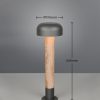 Trio T562560135 zahradní sloupek FRASER  E27