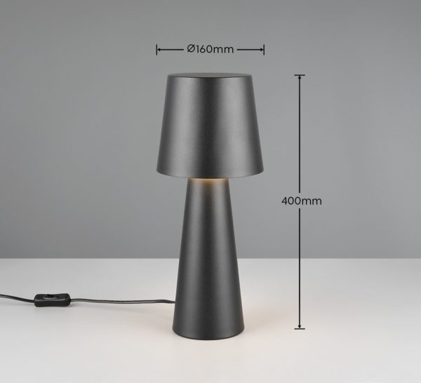 Trio T562900132 stolní lampička NUBIAN  E27
