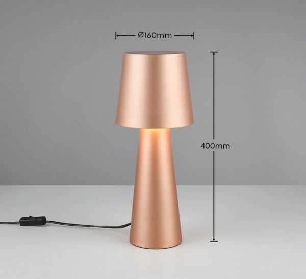 Trio T562900165 stolní lampička NUBIAN  E27