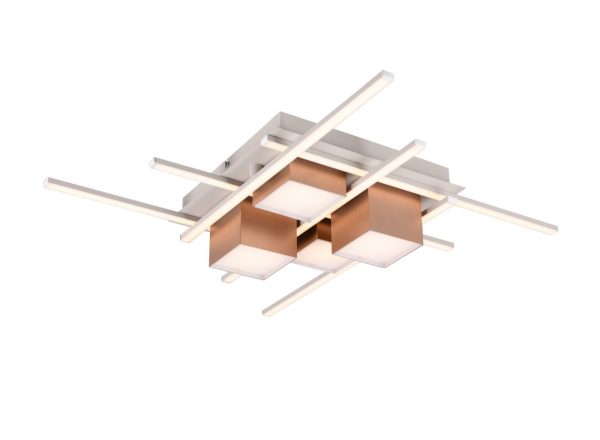 Trio T647810465 LED přisazené stropní svítidlo ROGER | 35W integrovaný LED zdroj