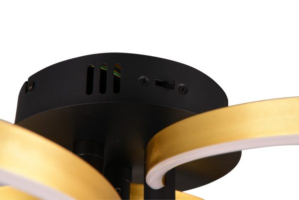 Trio T648110680 LED přisazené stropní svítidlo CARUSO  | 43W integrovaný LED zdroj | 4980lm | 2300+3000+4000K