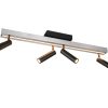 Trio T648310505 LED přisazené stropní svítidlo ZENO  | 12+4x5,5W integrovaný LED zdroj | 4x650lm | 2700-6500K