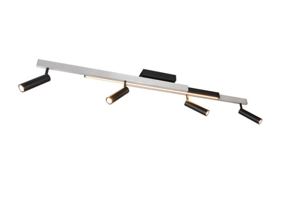 Trio T648310505 LED přisazené stropní svítidlo ZENO  | 12+4x5,5W integrovaný LED zdroj | 4x650lm | 2700-6500K