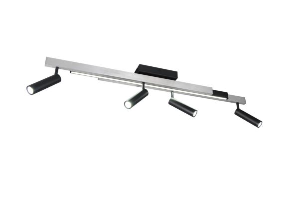 Trio T648310505 LED přisazené stropní svítidlo ZENO  | 12+4x5,5W integrovaný LED zdroj | 4x650lm | 2700-6500K