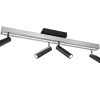 Trio T648310505 LED přisazené stropní svítidlo ZENO  | 12+4x5,5W integrovaný LED zdroj | 4x650lm | 2700-6500K