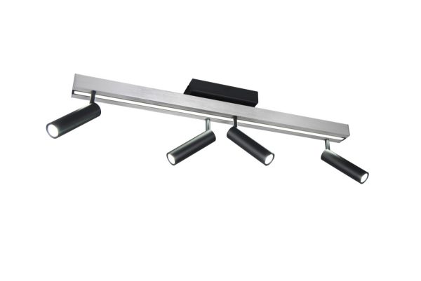 Trio T648310505 LED přisazené stropní svítidlo ZENO  | 12+4x5,5W integrovaný LED zdroj | 4x650lm | 2700-6500K