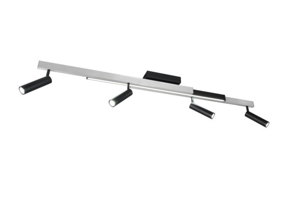 Trio T648310505 LED přisazené stropní svítidlo ZENO  | 12+4x5,5W integrovaný LED zdroj | 4x650lm | 2700-6500K
