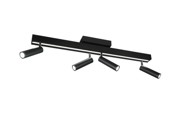 Trio T648310532 LED přisazené stropní svítidlo ZENO  | 12+4x5,5W integrovaný LED zdroj | 4x650lm | 2700-6500K