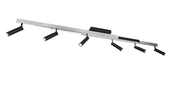 Trio T648310705 LED přisazené stropní svítidlo ZENO  | 18+6x5,5W integrovaný LED zdroj | 2200lm | 2700-6500K