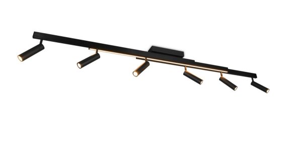 Trio T648310732 LED přisazené stropní svítidlo ZENO  | 18+6x5,5W integrovaný LED zdroj | 2200lm | 2700-6500K