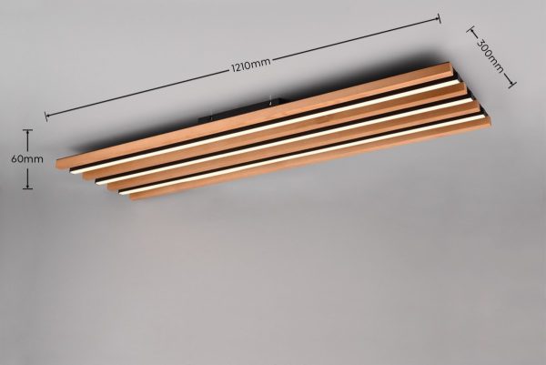 Trio T648911332 LED přisazené stropní svítidlo FONTANA  | 44W integrovaný LED zdroj | 5050lm | 3000K