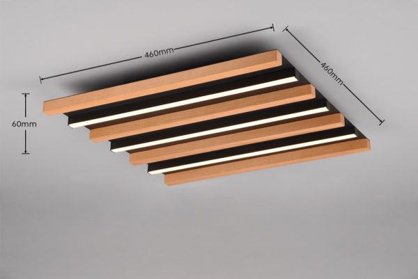 Trio T648914532 LED přisazené stropní svítidlo FONTANA  | 22W integrovaný LED zdroj | 2450lm | 3000K