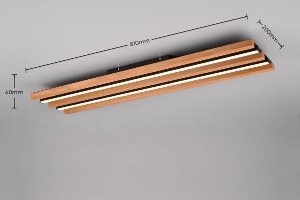Trio T648917532 LED přisazené stropní svítidlo FONTANA  | 27W integrovaný LED zdroj | 3050lm | 3000K