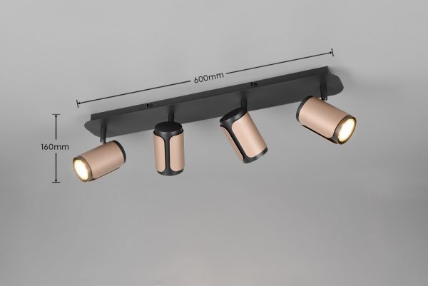 Trio T814500465 bodové stropní svítidlo GILLAN GU10