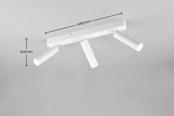 Trio T849210331 LED bodové stropní svítidlo AMBALA  integrovaný LED zdroj | 3x500lm | 2300+3000+4000K