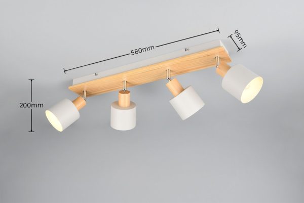 Trio T862700476 bodové stropní svítidlo SHANTI  E14