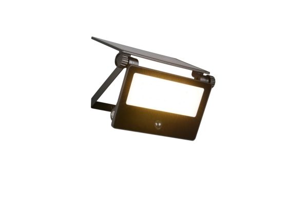 Trio TR22106132 LED solární venkovní nástěnné svítidlo MOURA  | 18W integrovaný LED zdroj | 2150lm | 3000+4000+6000K