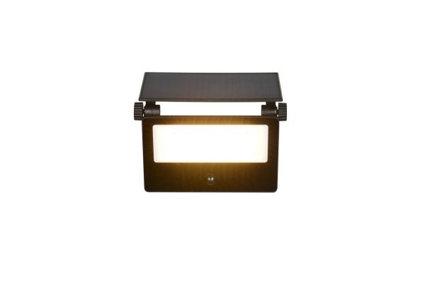 Trio TR22106132 LED solární venkovní nástěnné svítidlo MOURA  | 18W integrovaný LED zdroj | 2150lm | 3000+4000+6000K