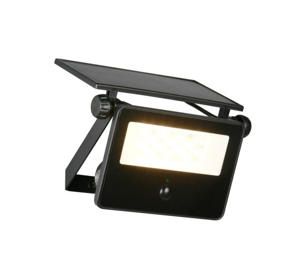 Trio TR22109132 LED solární venkovní nástěnné svítidlo MOURA  | 10W integrovaný LED zdroj | 1100lm | 3000+4000+6000K