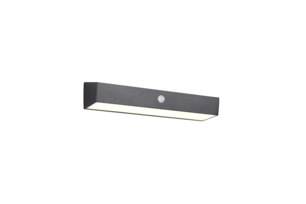 Trio TR23306102 LED solární venkovní nástěnné svítidlo SILVES  | 6W integrovaný LED zdroj | 700lm | 4000K