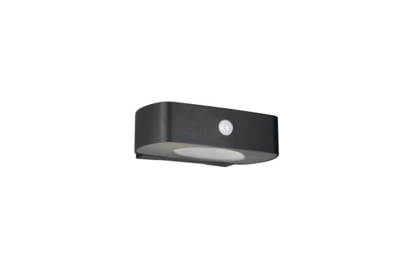 Trio TR23336202 LED solární venkovní nástěnné svítidlo BILBAO  | 6W integrovaný LED zdroj | 700lm | 4000K
