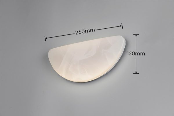 Trio TR24631101 LED nástěnné svítidlo UMBRIA | 9W integrovaný LED zdroj