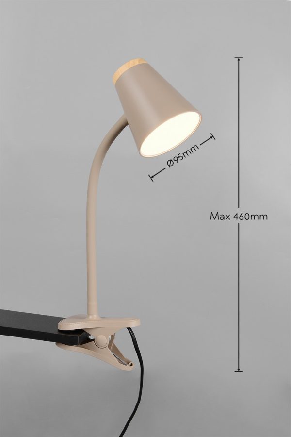 Trio TR25831143 LED stolní lampička PONGO | 4,5W integrovaný LED zdroj