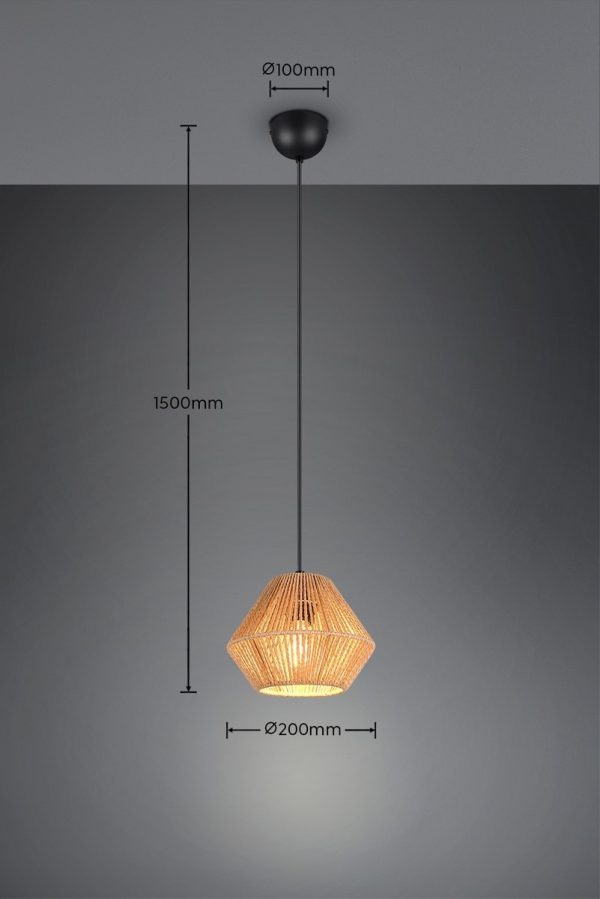 Trio TR36111026 závěsné stropní svítidlo LUCILLE E27