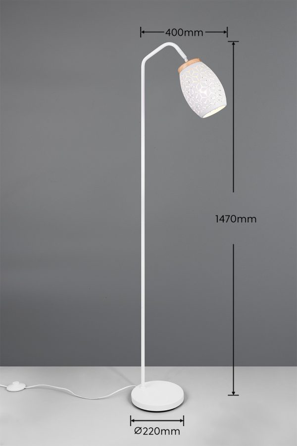 Trio TR41571031 stojací lampa BIDAR E27