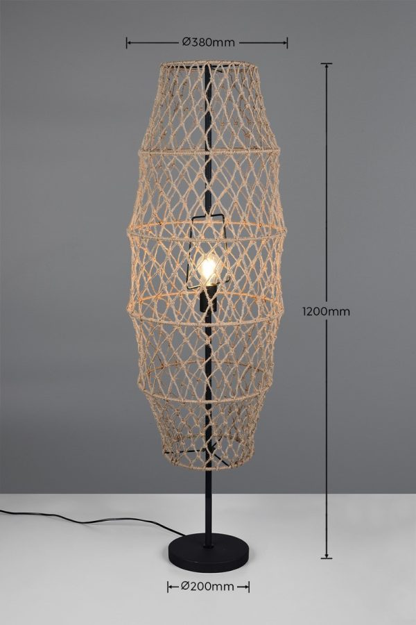 Trio TR41681036 stojací lampa HIVE E27