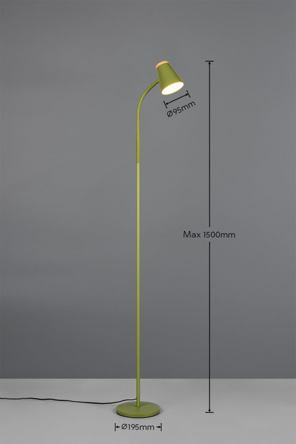 Trio TR45831115 LED stojací lampa PONGO | 4,5W integrovaný LED zdroj