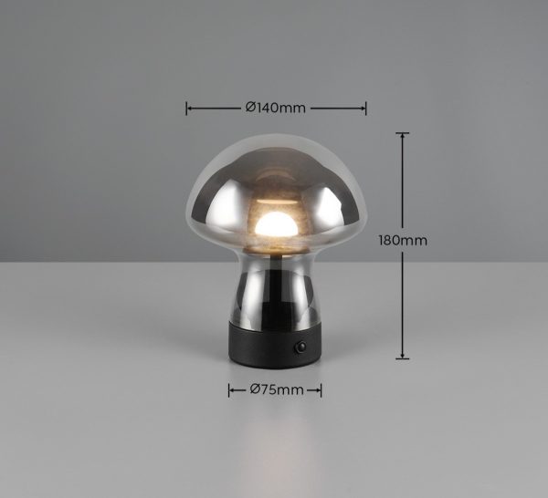 Trio TR54981154 LED stolní lampička DOOLEY | 1,5W integrovaný LED zdroj