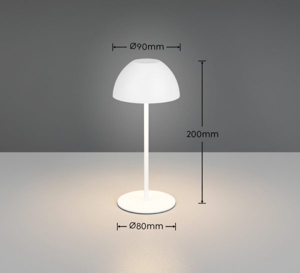 Trio TR55601131 LED stolní lampička ORTIZ | 2W integrovaný LED zdroj