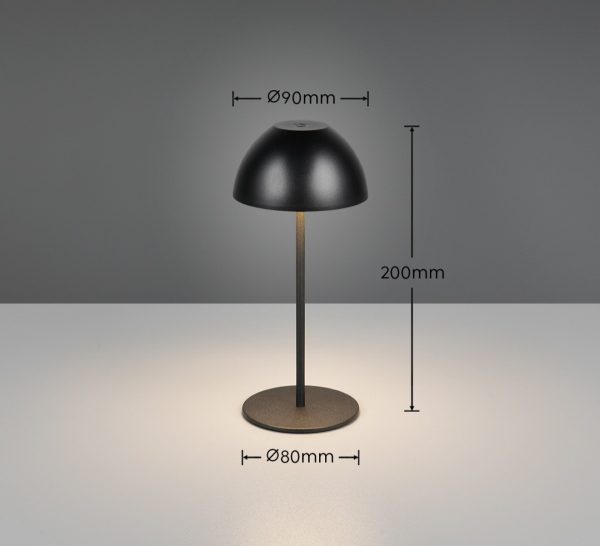 Trio TR55601132 LED stolní lampička ORTIZ | 2W integrovaný LED zdroj