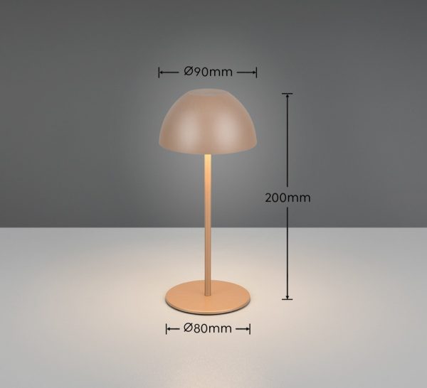 Trio TR55601165 LED stolní lampička ORTIZ | 2W integrovaný LED zdroj