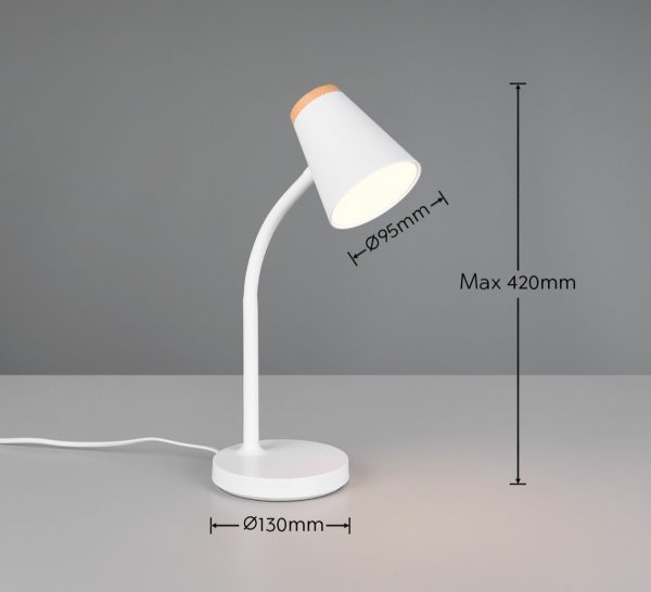 Trio TR55831101 LED stolní lampička PONGO | 4,5W integrovaný LED zdroj