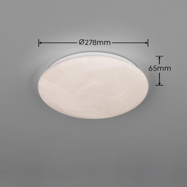 Trio TR64631101 LED přisazené stropní svítidlo UMBRIA | 12W integrovaný LED zdroj