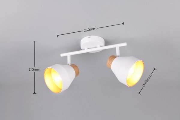 Trio TR81922031 bodové stropní svítidlo VALENTIN E14