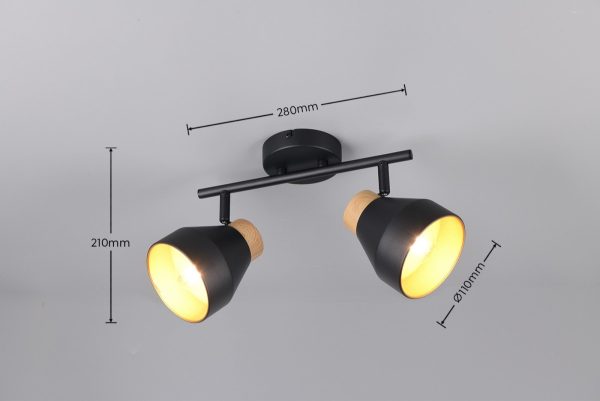 Trio TR81922032 bodové stropní svítidlo VALENTIN E14