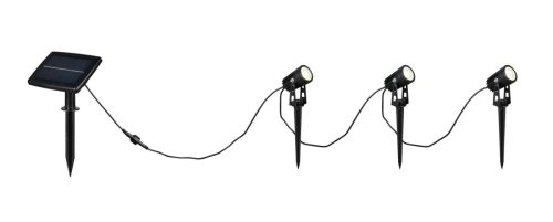 Trio TR83256332 LED solární venkovní zapichovací svítidlo OBIDOS  | 0,5W integrovaný LED zdroj | 3x35lm | 4000K