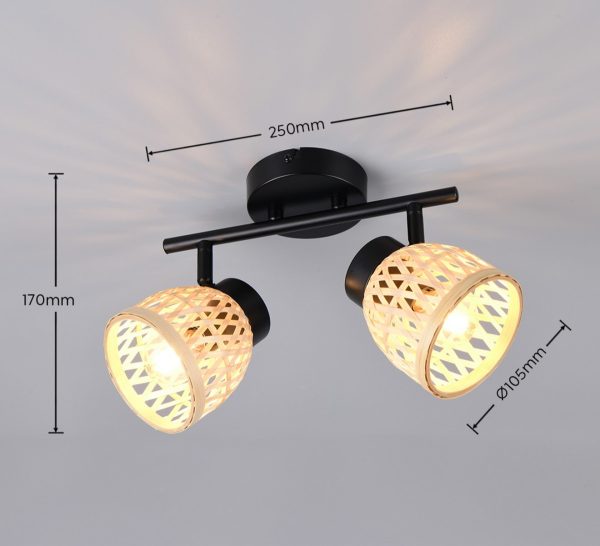 Trio TR86092032 bodové stropní svítidlo LAURENT E14
