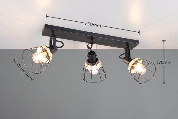 Trio TR86233032 bodové stropní svítidlo JEROME E27