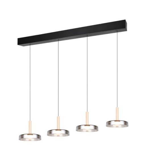 Trio T354910432 LED závěsné stropní svítidlo CELESTE  | 4x7,5W integrovaný LED zdroj | 4x750lm | 3000K