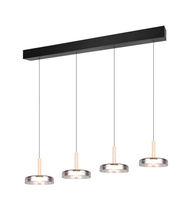 Trio T354910432 LED závěsné stropní svítidlo CELESTE  | 4x7,5W integrovaný LED zdroj | 4x750lm | 3000K