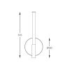 Zuma Line 003064-028071 LED nástěnné svítidlo LAUTARO  integrovaný LED zdroj