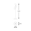 Zuma Line Z133867-028002 stojací lampa OMI  G9